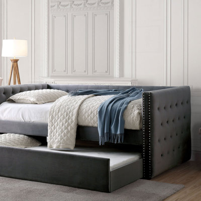 Twin Solid Wood Daybed with Trundle
