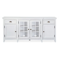 Arnecia Solid Wood TV Stand for TVs up to 78" by Lark Manor