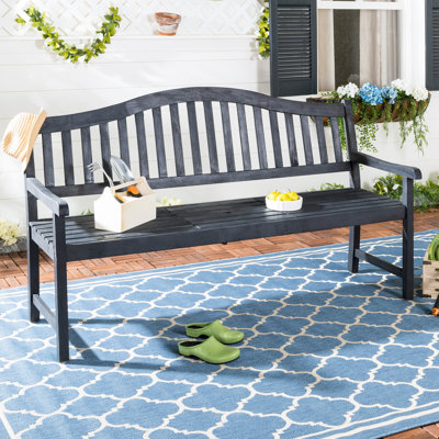 Volusia Wooden Garden Bench by Beachcrest Home