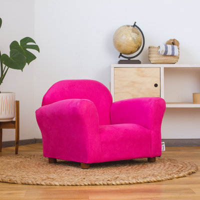 Weybridge Kids Club Chair Roundy Microsuede by Gemma Violet