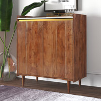 Heiman Marble Bar Cabinet by Mercury Row