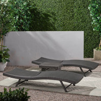 Brixlee 79.5" Long Reclining Chaise Lounge Set by Winston Porter
