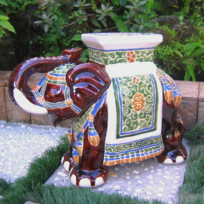 Beverie Ceramic Garden Stool by Wade Logan