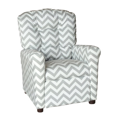 Cyprus Zig Zag Kids Cotton Recliner by Ebern Designs