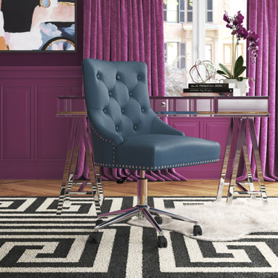 Carson Carrington Lagefors Tufted Swivel Upholstered Fabric Office Chair by Modway by Modway