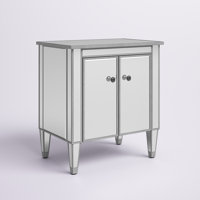 Latasha Nightstand in Silver by Willa Arlo Interiors