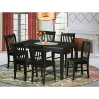 Agetina Rubberwood Solid Wood Dining Set by Winston Porter