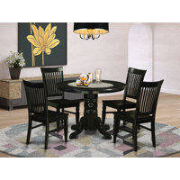 Gean Solid Wood Dining Set by Three Posts