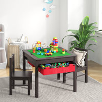 Esliabeth Kids Square Play Table and Chair Set by Isabelle & Max