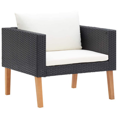 Patio Chair with Cushions by VidaXL