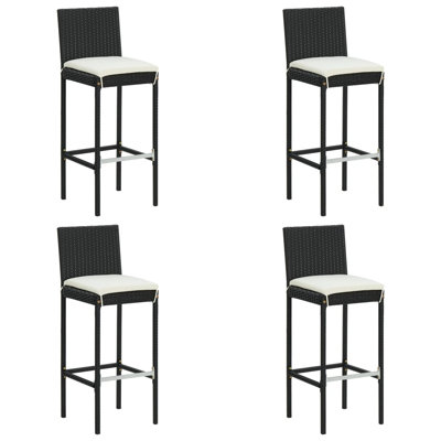 Cowgill 29.92" Patio Bar Stool with Cushion