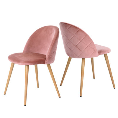 Autaugaville Upholstered Modern Dining Chairs with Metal Legs for Kitchen Living Room by Willa Arlo Interiors