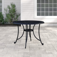 Algrid Metal Dining Table by Lark Manor