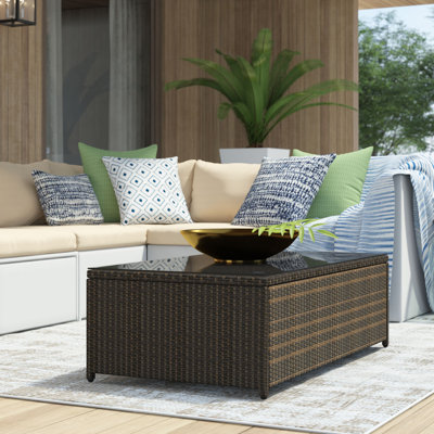 Arbedella Wicker Coffee Table by Wade Logan