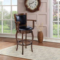 Greer Swivel Bar Stool by Darby Home Co