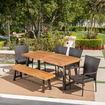 Appleton Outdoor 6 Piece Dining Set