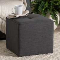Charea Modern & Contemporary Cube Ottoman by Wade Logan