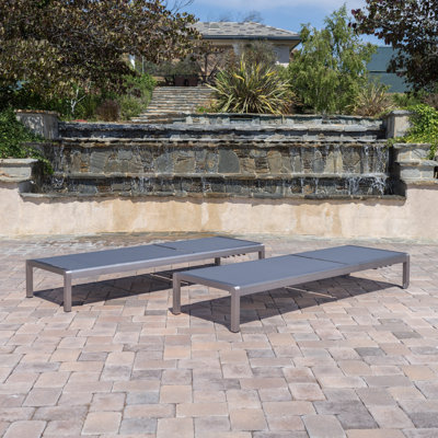Caggiano 77.5" Long Reclining Chaise Lounge Set by Wade Logan