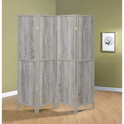 Carrasquillo Folding Room Divider by Williston Forge