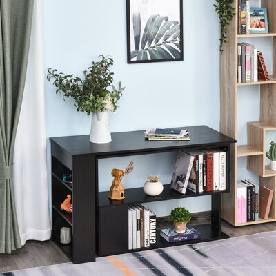 Lengby L-Shape Credenza Desk by Ebern Designs