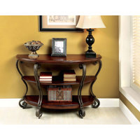 Fedak Traditional Brown Cherry Open Bottom Shelf Coffee Table by Lark Manor