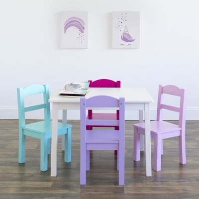 Aztlan Kids Rectangular Play / Activity Table and Chair Set by Harriet Bee