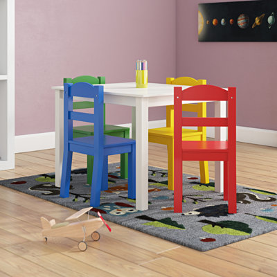 Aztlan Kids Rectangular Play / Activity Table and Chair Set by Harriet Bee