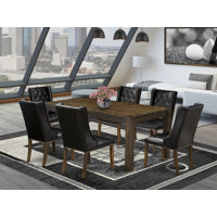Tawton Rubber Solid Wood Dining Set by Red Barrel Studio