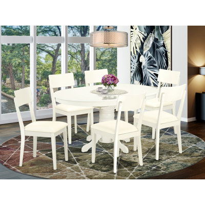 Koss Rubberwood Solid Wood Dining Set by Darby Home Co