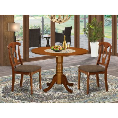 Maytham Drop Leaf Rubberwood Solid Wood Dining Set by Alcott Hill