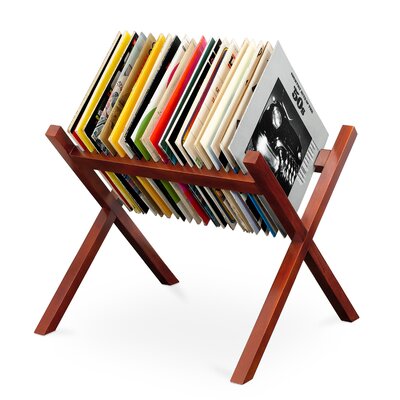 Vintage Record Multimedia Shelf by Winston Porter