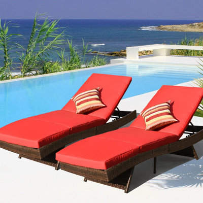 78.35" Long Reclining Slat Seat with Cushions