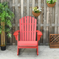 Outdoor Arcola Rocking Solid Wood Chair by Dovecove