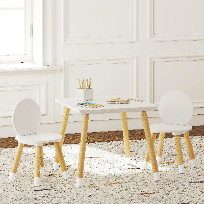 Elisaveta Kids Rectangular Play Table and Chair Set by Isabelle & Max