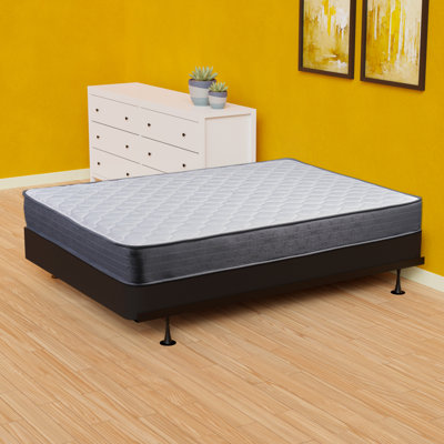 Grimes 9" Hybrid Mattress Medium Firm for Cool Sleep. Back Pain and Pressure Relief, Black by The Twillery Co.