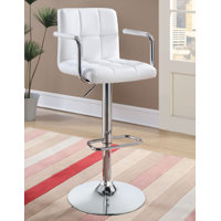 Billy-Ray Swivel Adjustable Height Bar Stool by Latitude Run