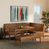 Cherianne 5 - Person Breakfast Nook Dining Set by Wade Logan