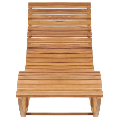 Kennerdell 24" Long Teak Single Chaise by Ivy Bronx