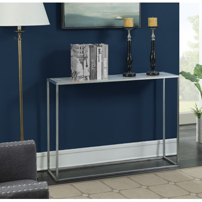 Yuichiro 42" Console Table with Metal Frame by Mercer41