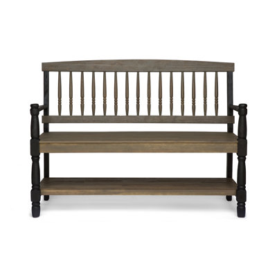 Maidste Outdoor Solid Wood Garden Bench by Charlton Home