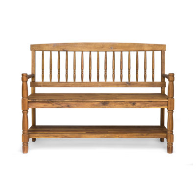 Maidste Outdoor Solid Wood Garden Bench by Charlton Home