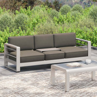 Caggiano Patio Sofa with Cushions by Wade Logan