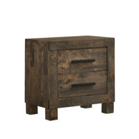 Holsten Table de chevet 2 tiroirs Jesse by Union Rustic