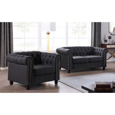 Galarza 2 Piece Living Room Set