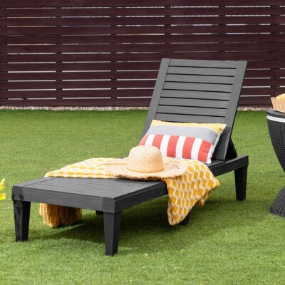 Brooksley 75" Long Reclining Single Chaise by Winston Porter