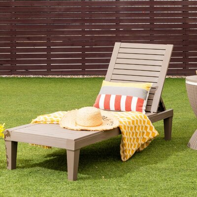 Brooksley 75" Long Reclining Single Chaise by Winston Porter