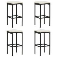 Bar Stool Bar Seat Counter Height Island Stool for Pub Poly Rattan by Latitude Run
