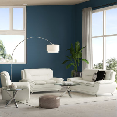 Segura Faux Leather Living Room Set by Orren Ellis