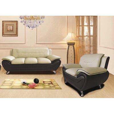 Segura Faux Leather Living Room Set by Orren Ellis