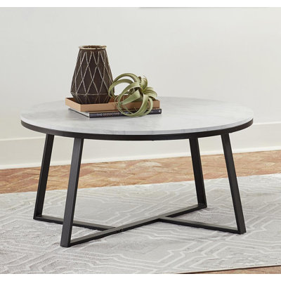 Adale Cross Legs Coffee Table by Latitude Run
